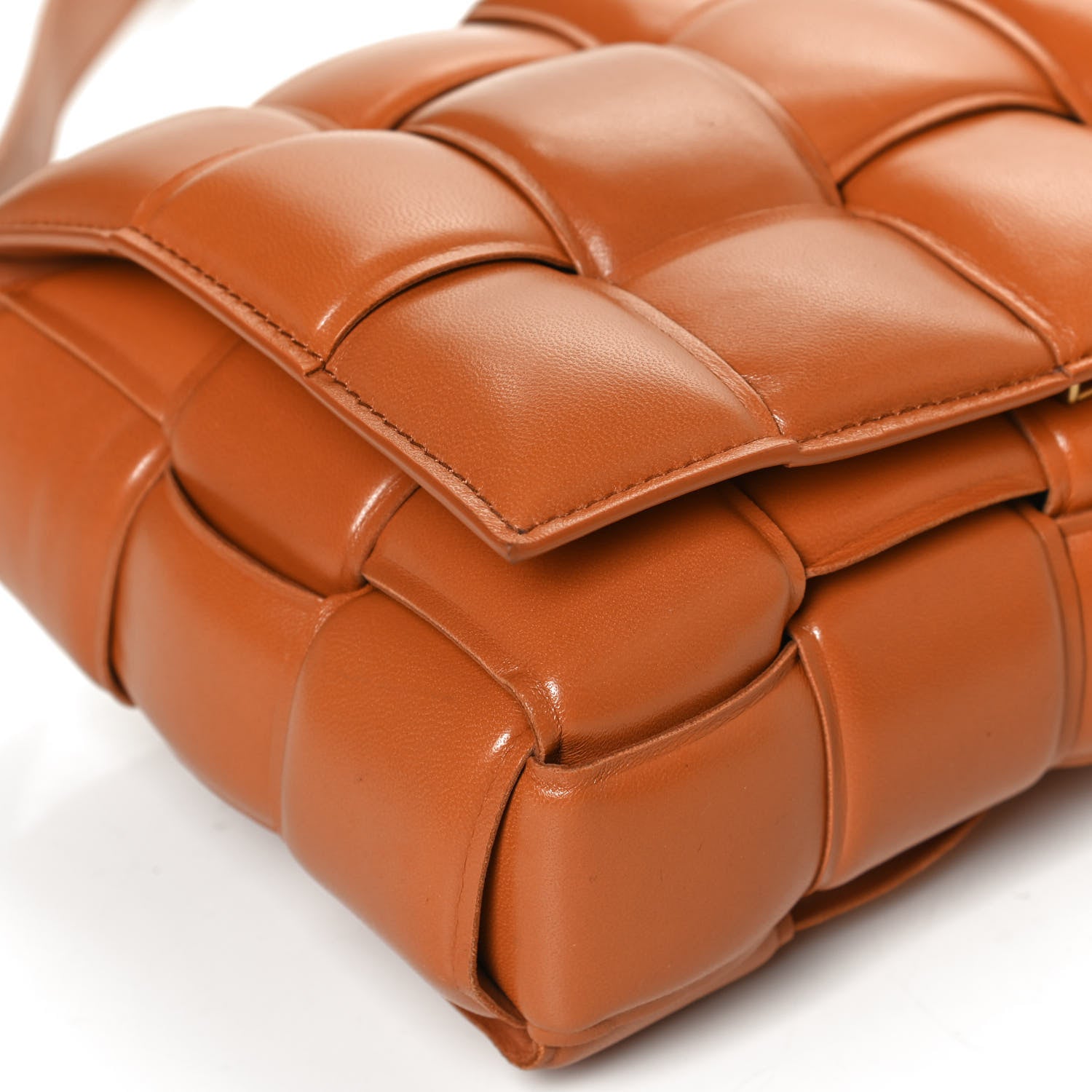 Bottega Veneta Nappa Maxi Intreccio Padded Cassette Crossbody Bag Clay 11 of 11