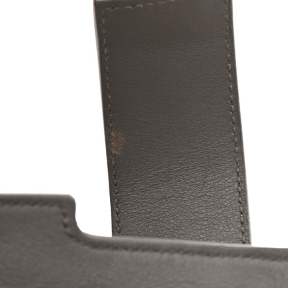 Saint Laurent Calfskin Small Monogram Cabas Grey 13 of 15