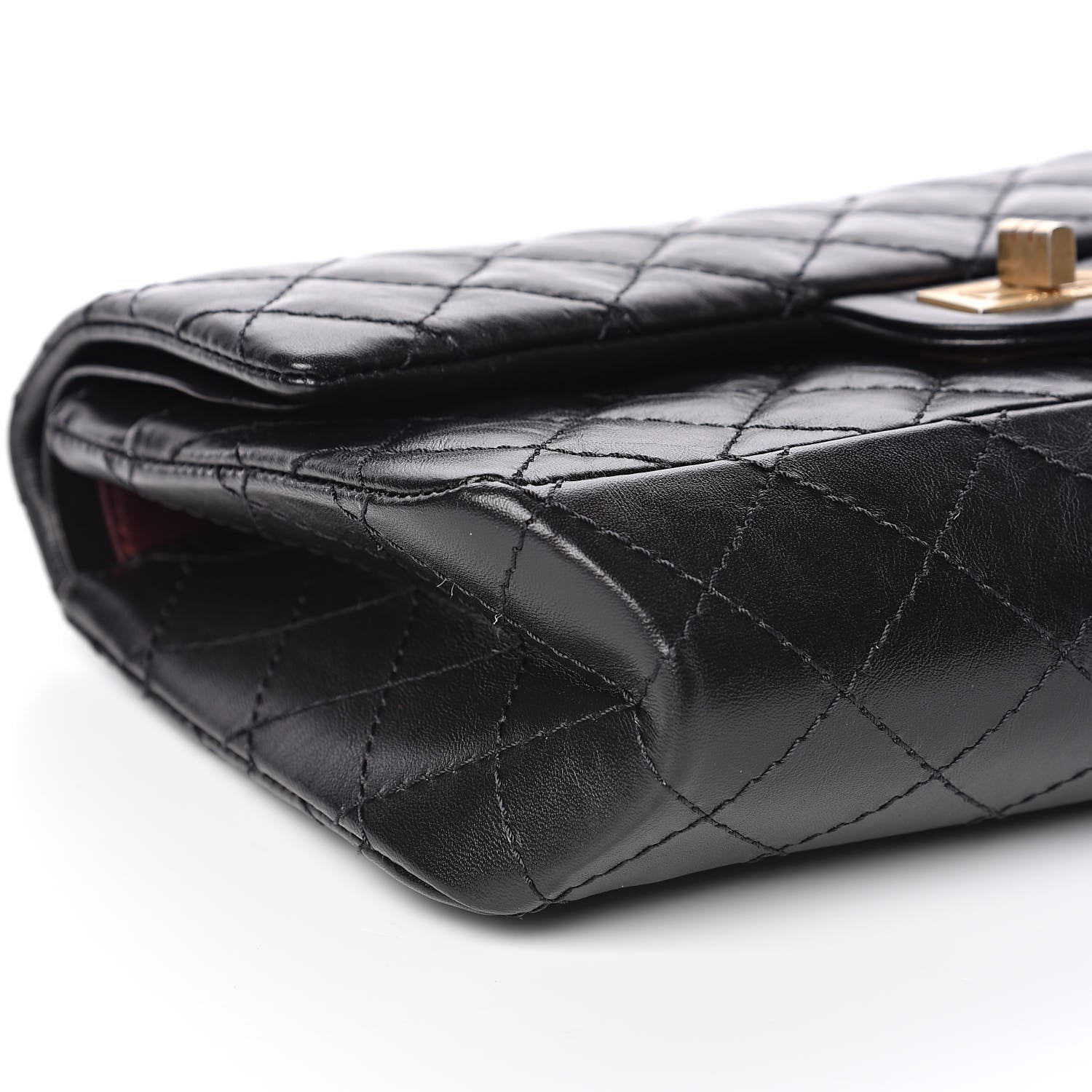 Chanel Aged Calfskin Quilted 2.55 Reissue 225 Flap Black 9 of 12