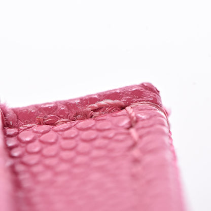 Chanel Caviar Quilted Flap Card Holder Pink 10 of 12