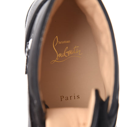 Christian Louboutin Satin Rantulow Orlato Flat Sneakers 39.5 Black 8 of 10