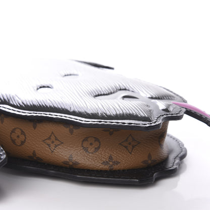 Louis Vuitton Epi Catogram Dog Face Clutch Black 8 of 11