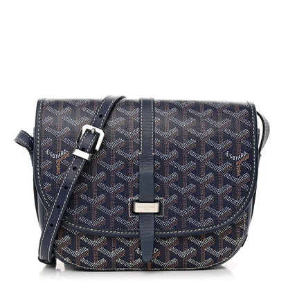 Goyard Goyardine Belvedere II PM Messenger Bag Navy 1 of 16