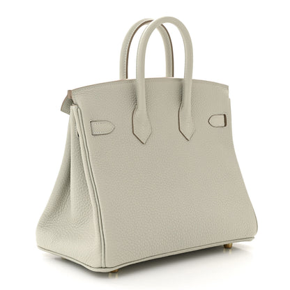 Hermes Togo Birkin 25 Gris Perle 3 of 11