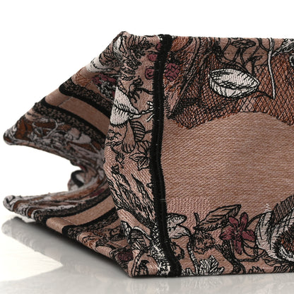 Christian Dior Canvas Embroidered Small Jardin Magique Book Tote Power Pink 8 of 9