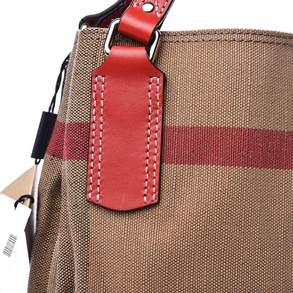 Burberry Canvas Mega Check Medium Maidstone Cadmium Red 10 of 11