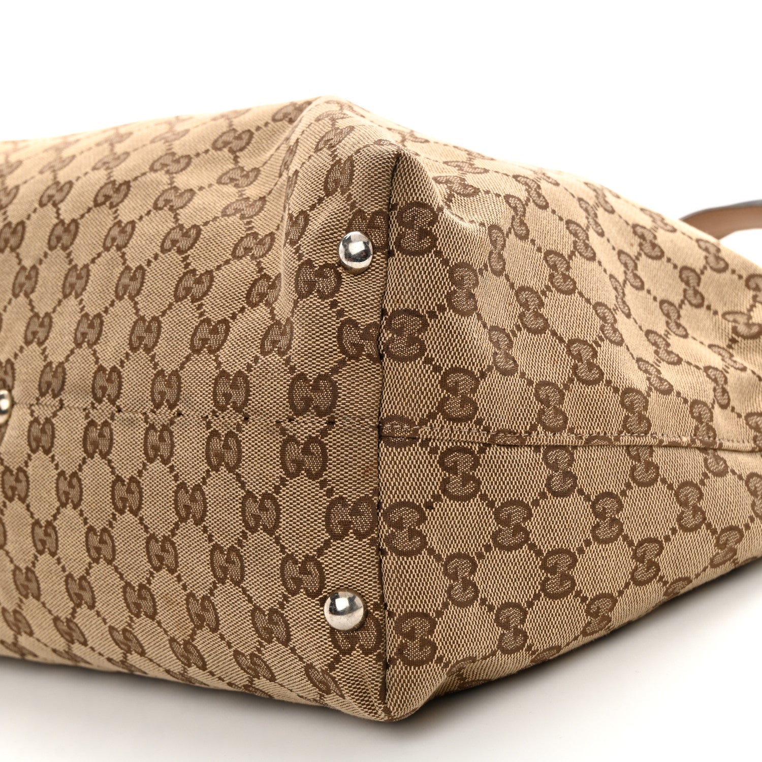 Gucci Monogram Medium Icon Bit Tote Light Brown 10 of 12