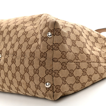Gucci Monogram Medium Icon Bit Tote Light Brown 10 of 12