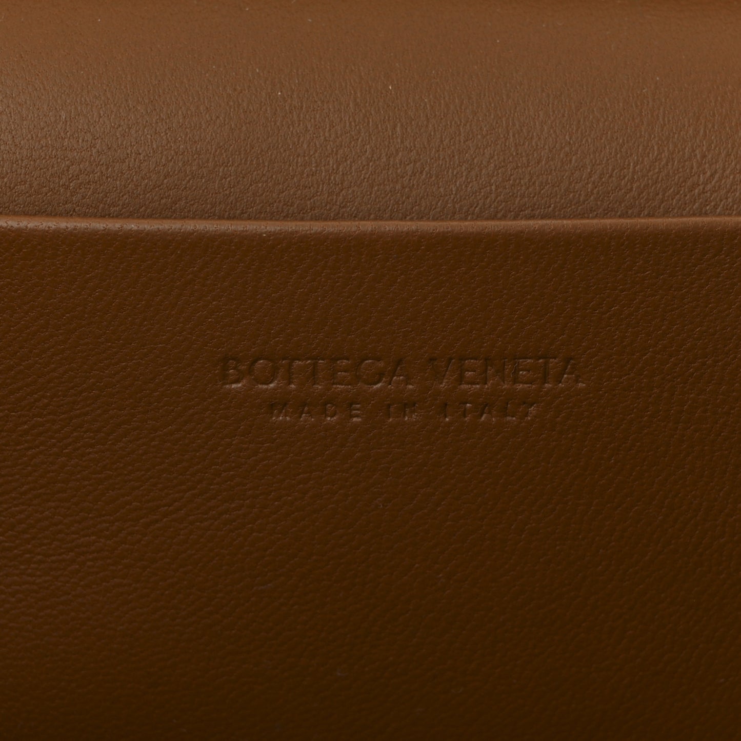 Suede Intrecciato Bang Bang Vanity Case Amber