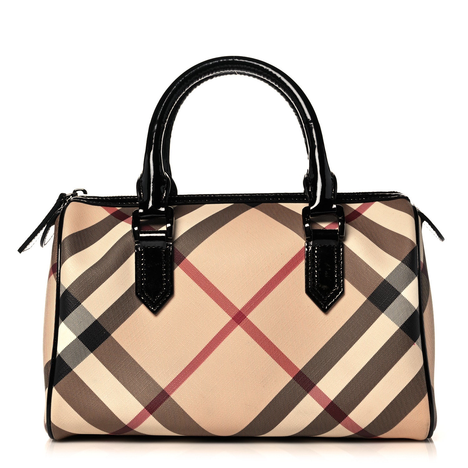 Burberry Nova Check Small Chester Bowling Bag Black 1 of 14