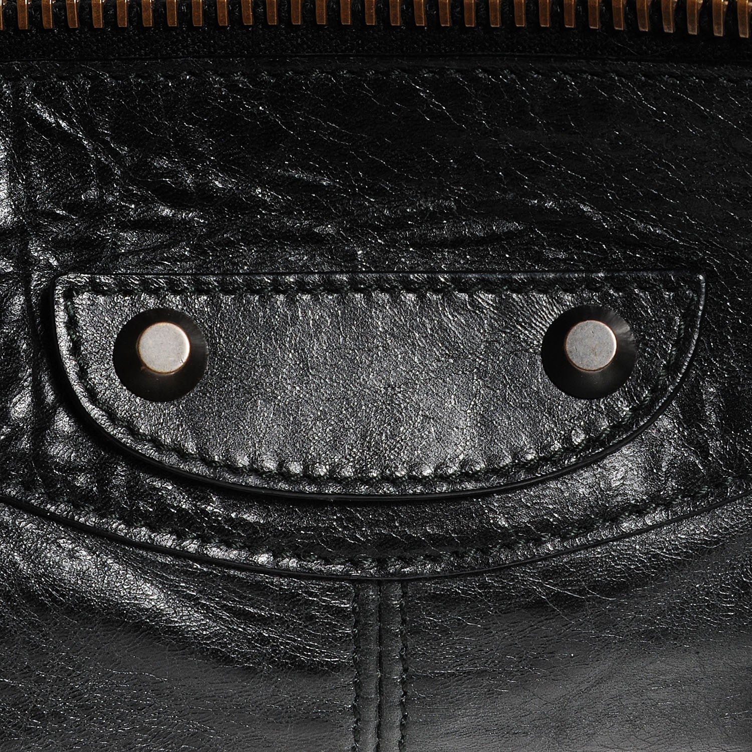 Balenciaga Agneau Classic Hardware Square Tote Black 9 of 13