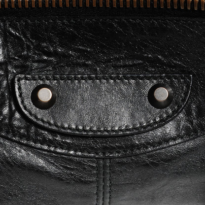 Balenciaga Agneau Classic Hardware Square Tote Black 9 of 13