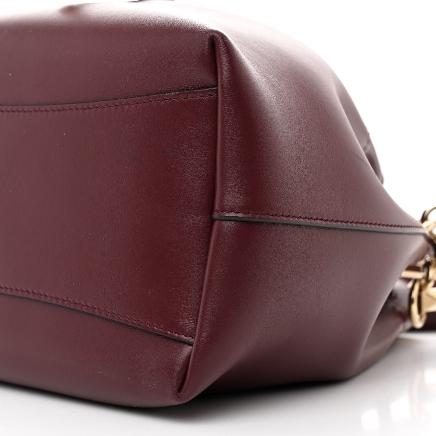 Calfskin Bon Bon Bucket Bag Burgundy