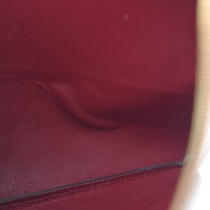 Celine Lambskin Bi-Color Solo Clutch Pouch Terracotta 12 of 12