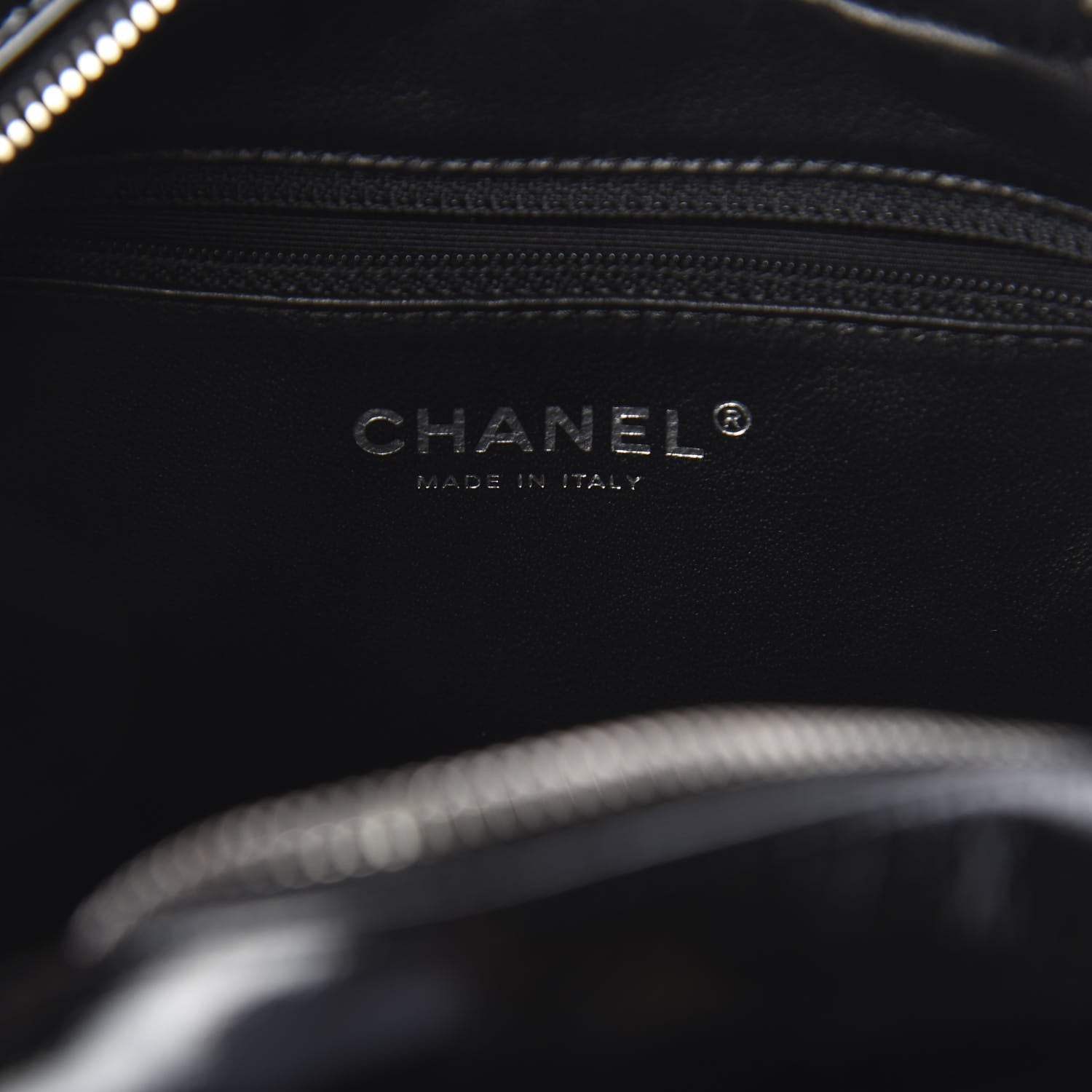 Chanel Patent Quilted Tote Black 6 of 10