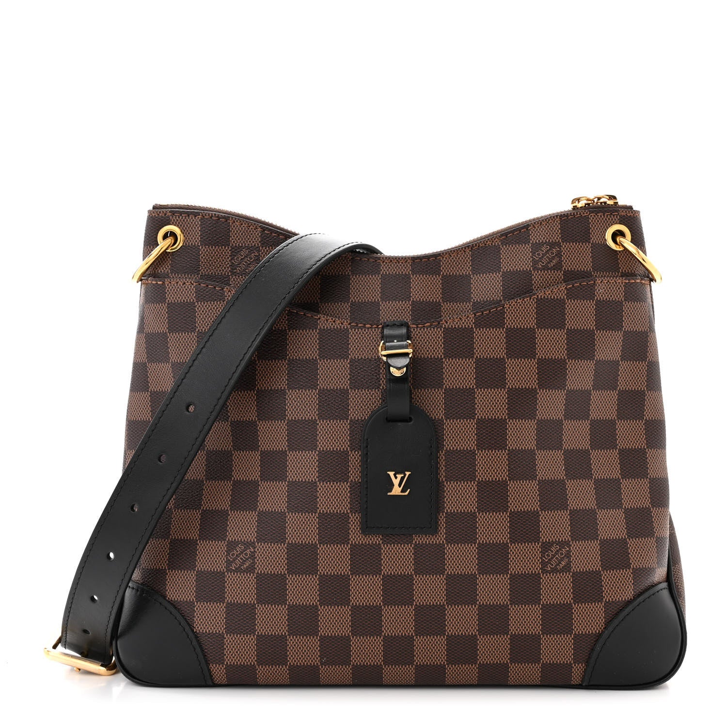 Louis Vuitton Damier Ebene Odeon MM Black 1 of 10
