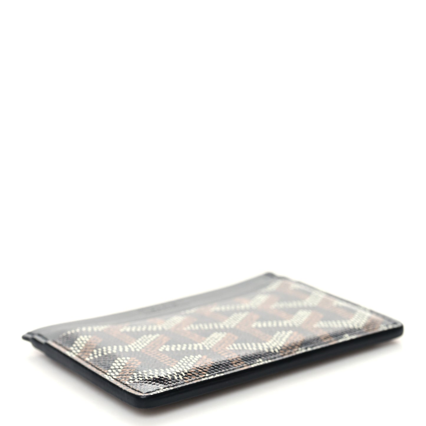 Goyardine Saint Sulpice Card Holder Black