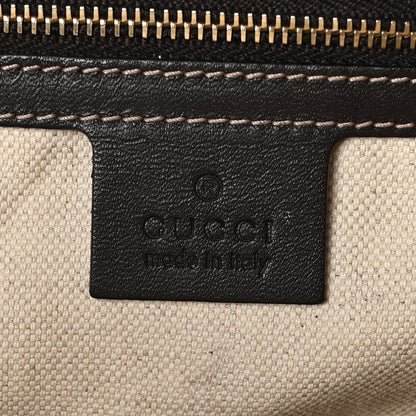 Gucci Monogram Web Medium Mayfair Tote Dark Brown 6 of 9