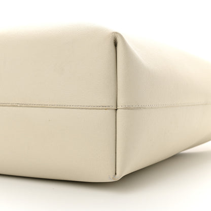 Saint Laurent Calfskin Large Shopping Tote Porcellana 11 of 17