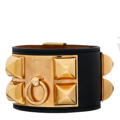 Hermes Epsom Collier de Chien CDC Bracelet XS Black 2 of 7