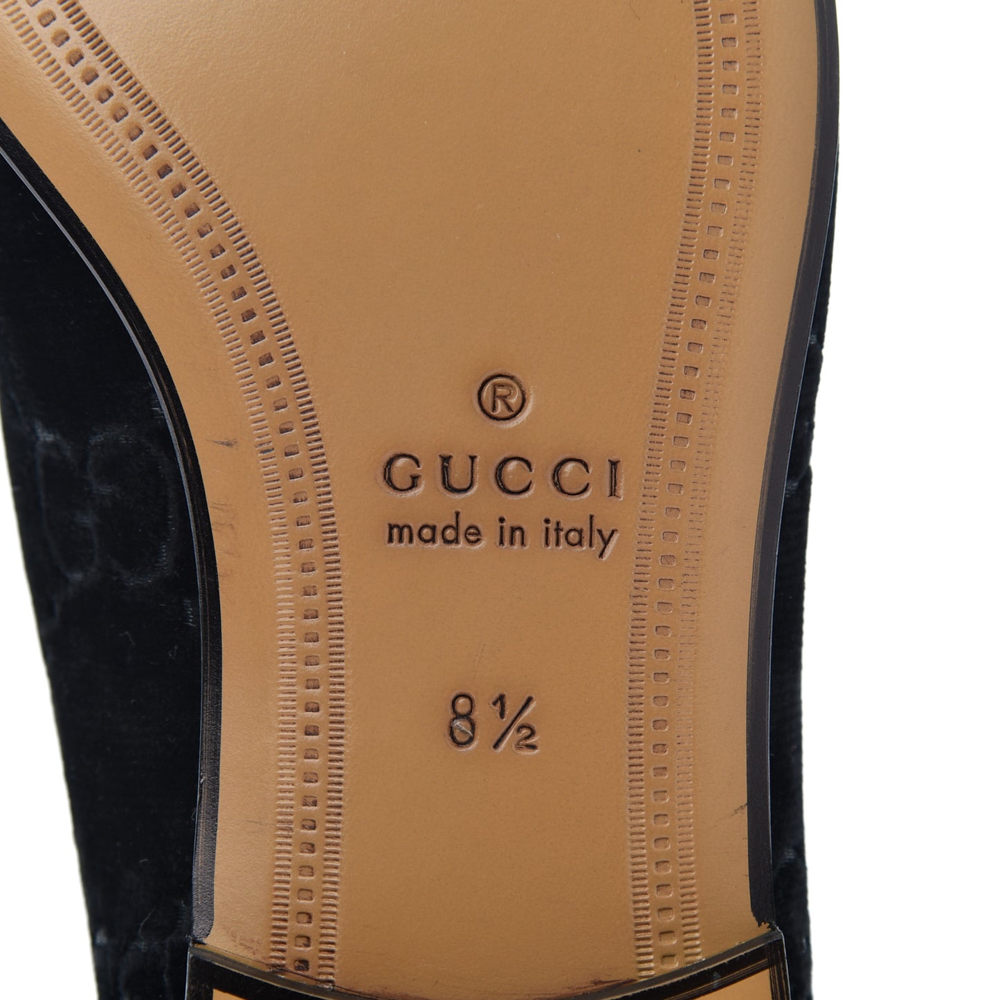 Velvet GG Monogram Horsebit Mens Jordaan Loafers 8.5 Blue
