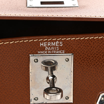 Hermes Courchevel Kelly Sellier 28 Gold 6 of 14