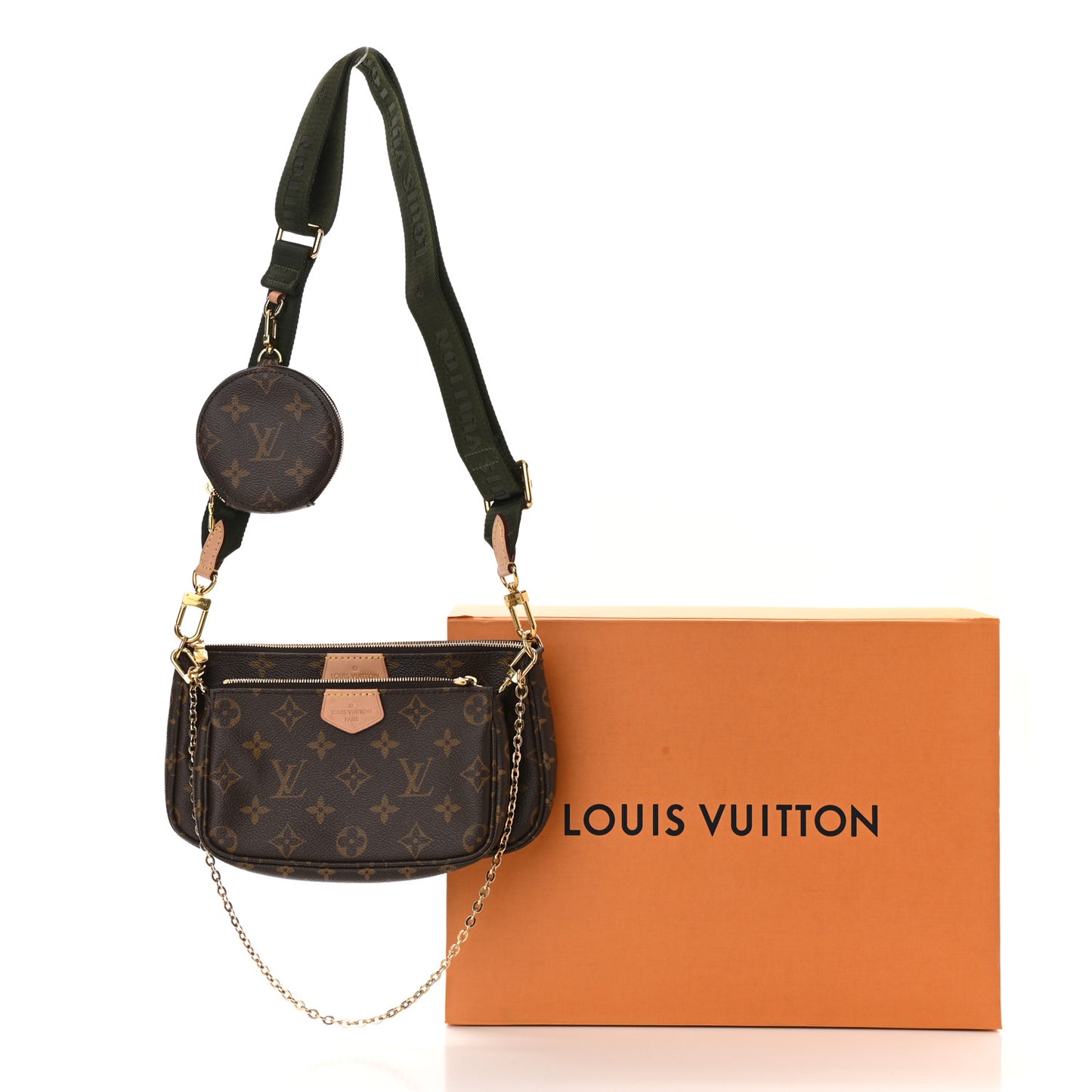 Monogram Multi Pochette Accessories Kaki
