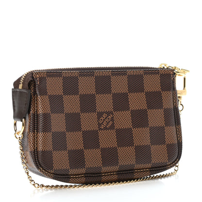 Louis Vuitton Damier Ebene Mini Pochette Accessories 2 of 4