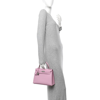 Hermes Epsom Kelly Sellier 25 Mauve Sylvestre 2 of 9