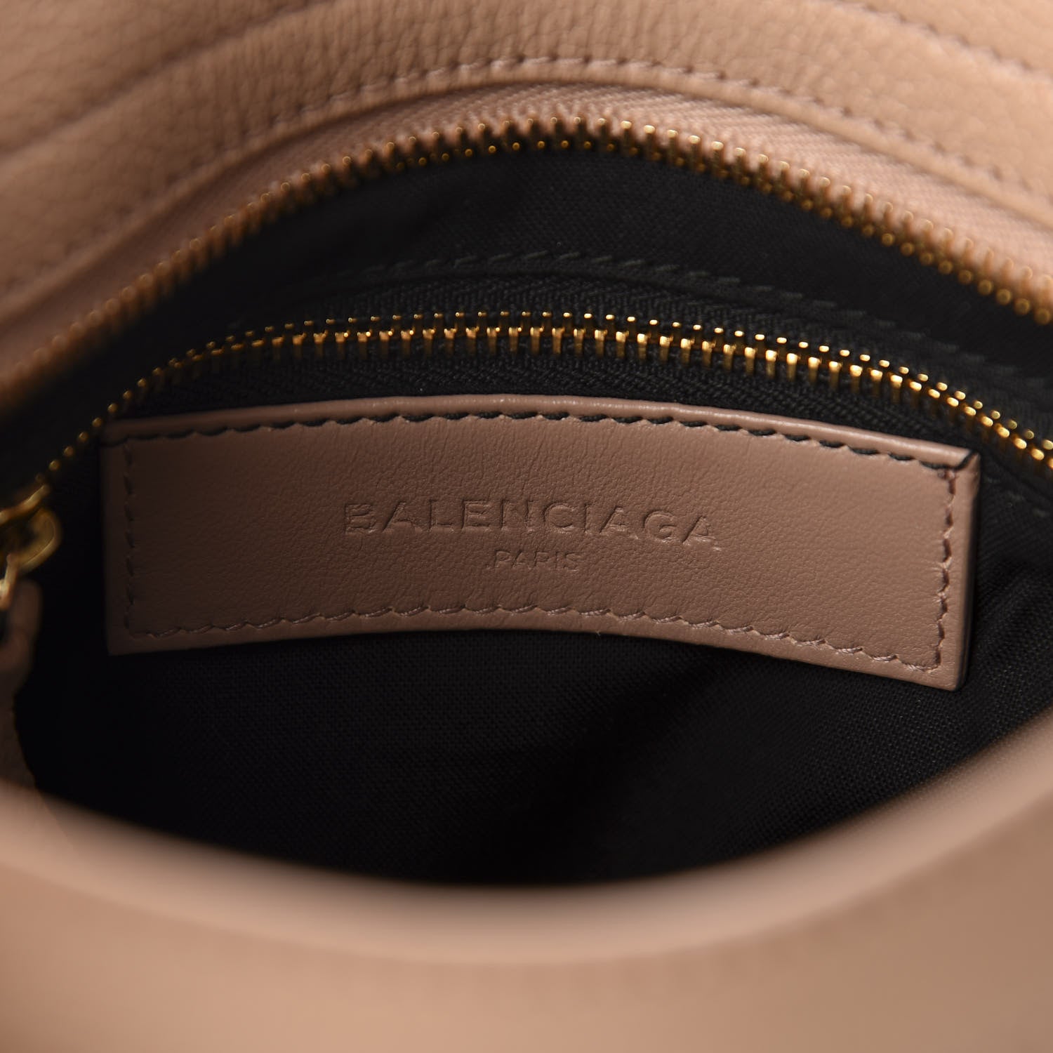 Balenciaga Chevre Gold Metallic Edge Hardware Mini City Rose Des Sables 7 of 9