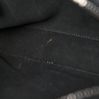 Valentino Garavani Calfskin VLTN Zip Pouch Black 10 of 11