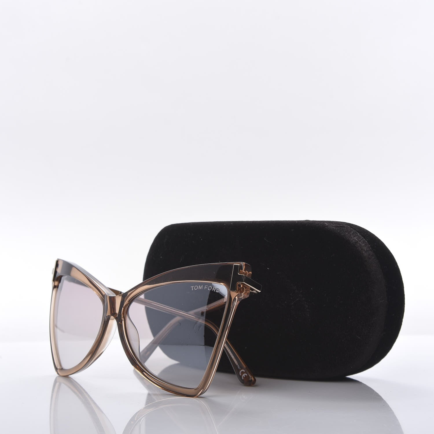 Tom Ford Tallulah TF767 Sunglasses Shiny Beige 8 of 8