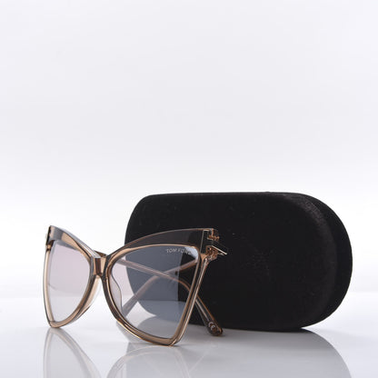 Tom Ford Tallulah TF767 Sunglasses Shiny Beige 8 of 8