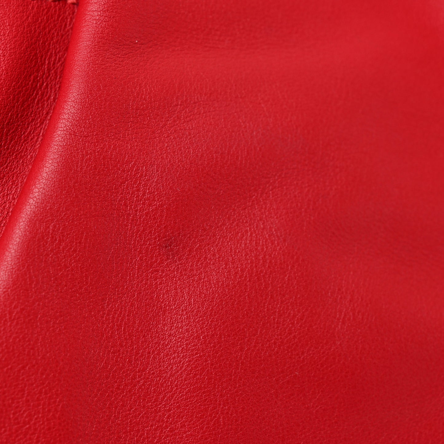 Calfskin Chain Gancini Shoulder Bag Red