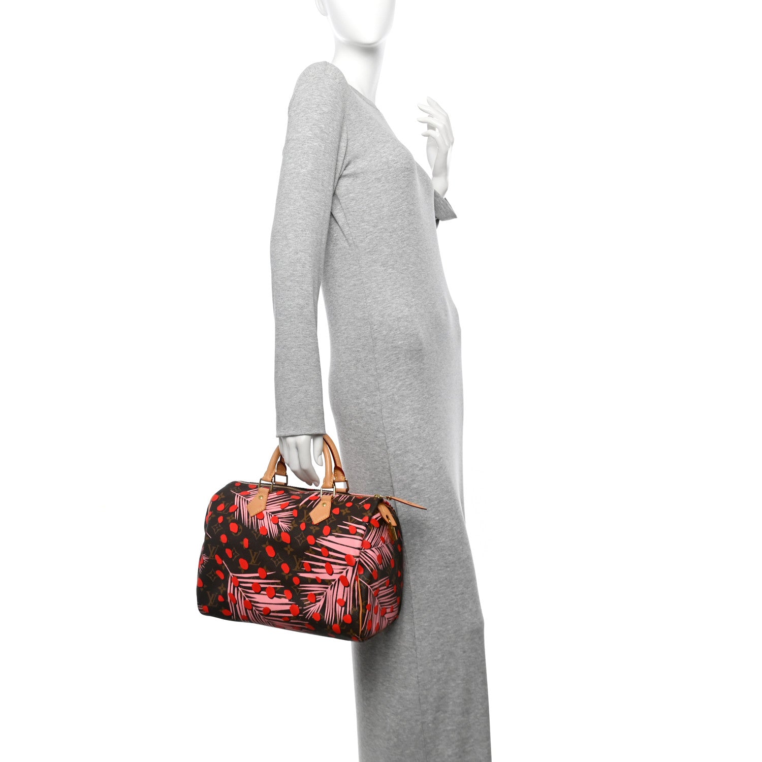 Louis Vuitton Monogram Jungle Dots Speedy 30 Sugar Pink Poppy 2 of 10