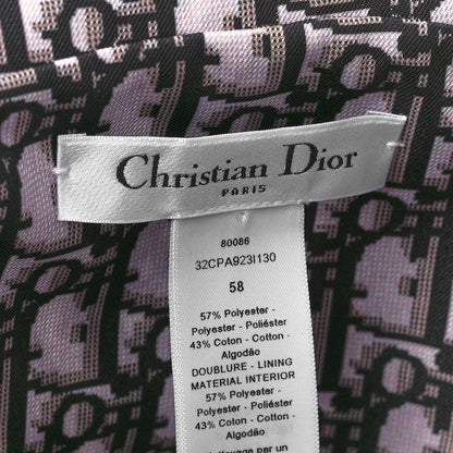 Christian Dior Oblique Plan De Paris Reversible Teddy-D Brim Bucket Hat 58 Black White 13 of 14
