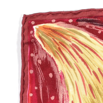 Hermes Silk Feux Du Ciel Pocket Square 2 of 4