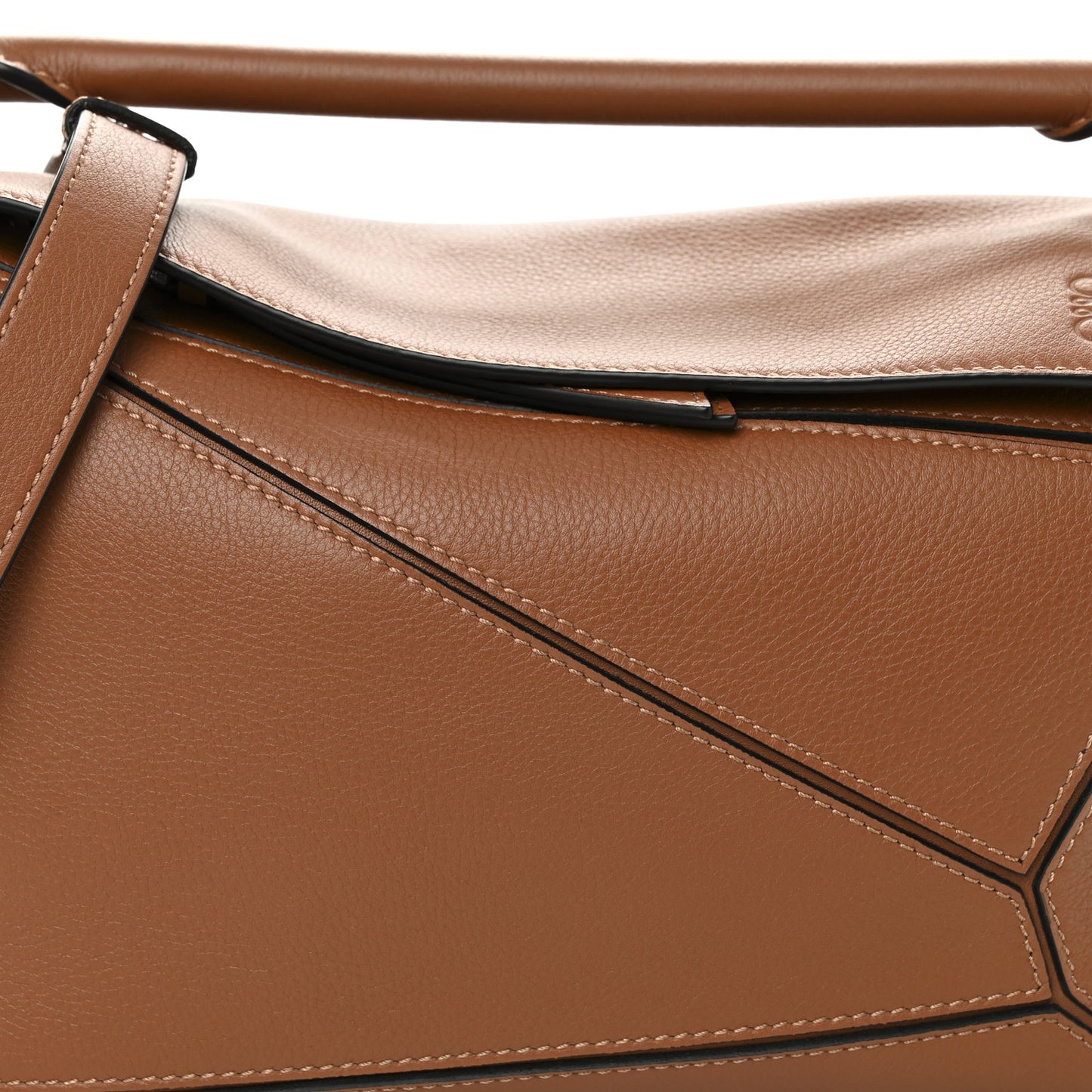 Calfskin Small Puzzle Bag Tan