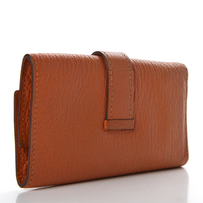 Hermes Chevre Mysore Bearn Multicles 6 Key Holder Orange 3 of 7