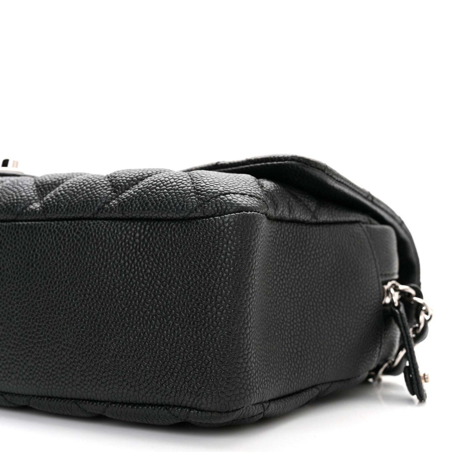 Caviar Quilted Jumbo Easy Flap Black