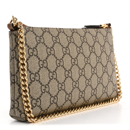 Gucci GG Supreme Monogram Wrist Wallet  Brown 3 of 11