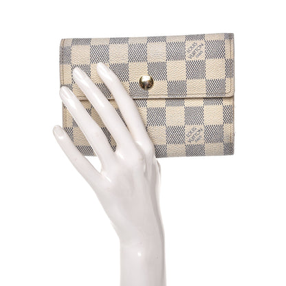 Louis Vuitton Damier Azur Alexandra Wallet 2 of 13