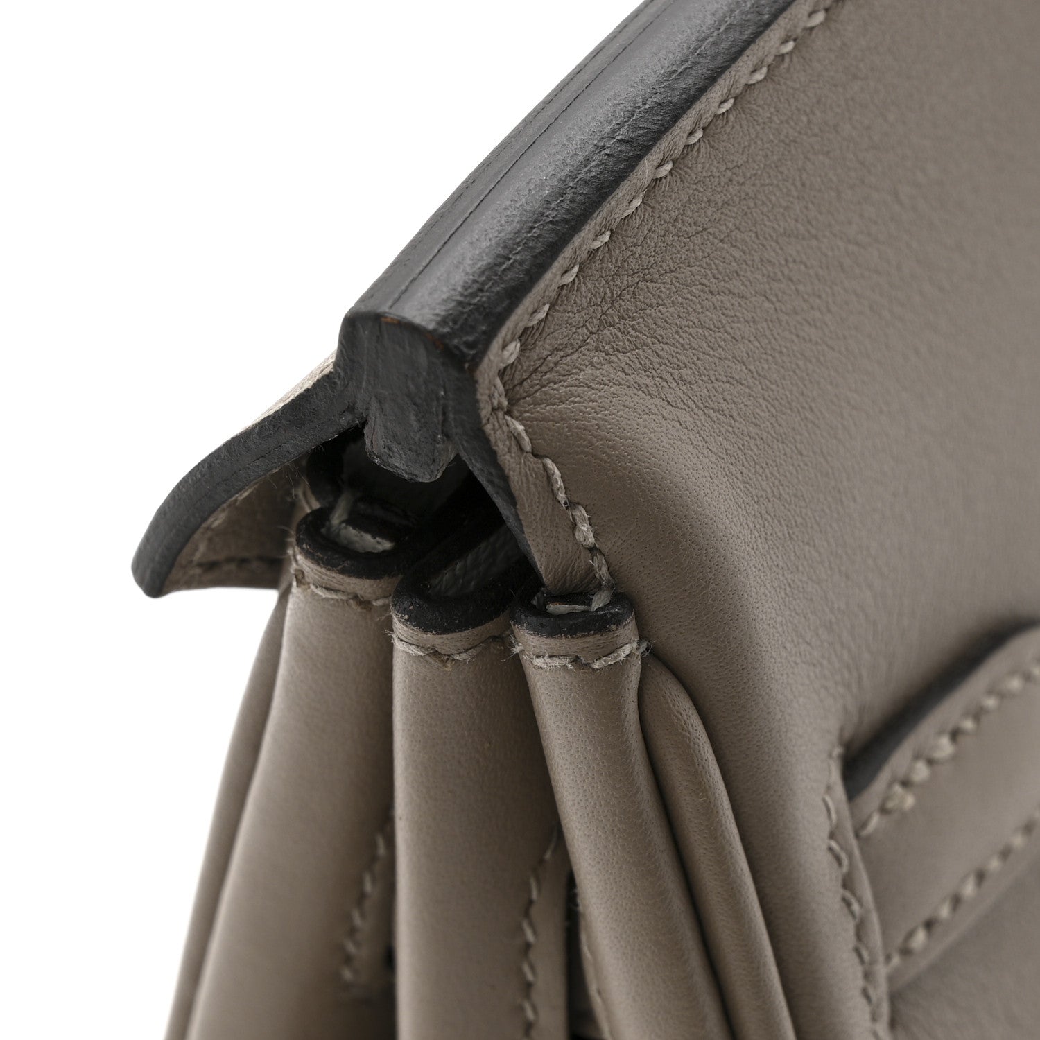 Hermes Swift Horseshoe Birkin 25 Gris Asphalte Gris Perle 14 of 17