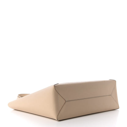 MCM Calfskin Medium Shopper Tote Latte Beige 4 of 9