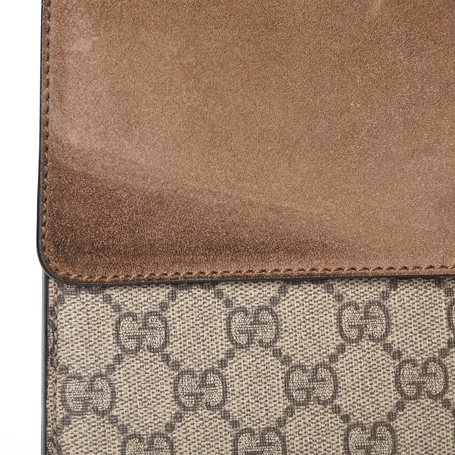 Gucci GG Supreme Monogram Medium Dionysus Shoulder Bag Taupe 8 of 15