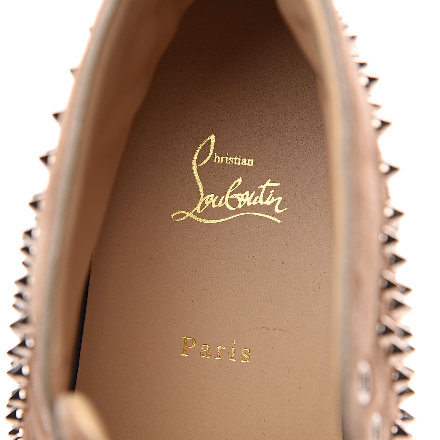 Veau Velours Mens Louis Spikes Flat Sneakers 46 Colombe