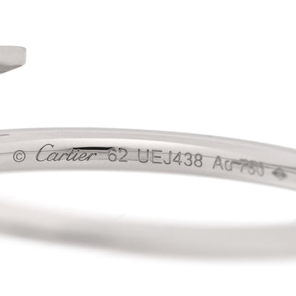 Cartier 18K White Gold Small Juste Un Clou Ring 62 10 4 of 6