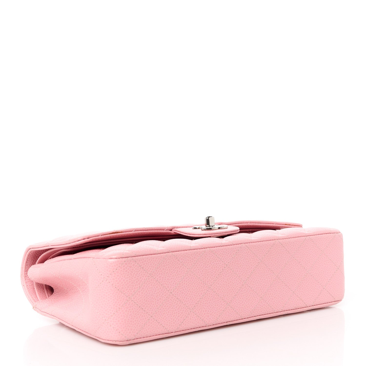 Chanel Caviar Quilted Medium Double Flap Light Pink 4 of 12