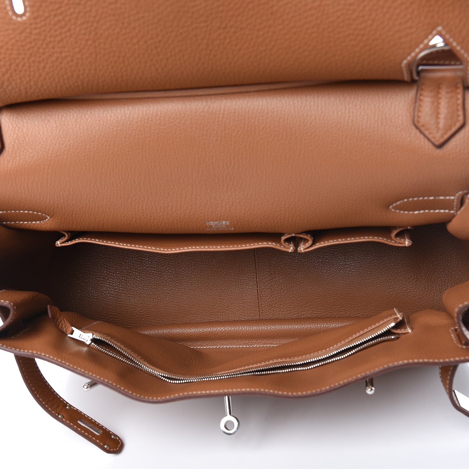 Hermes Taurillon Clemence Jypsiere 37 Gold 5 of 16