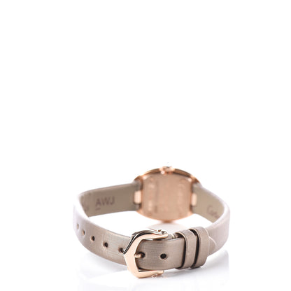 Cartier 18K Pink Gold Satin Diamond 18mm Baignoire Quartz Watch Taupe 4 of 10